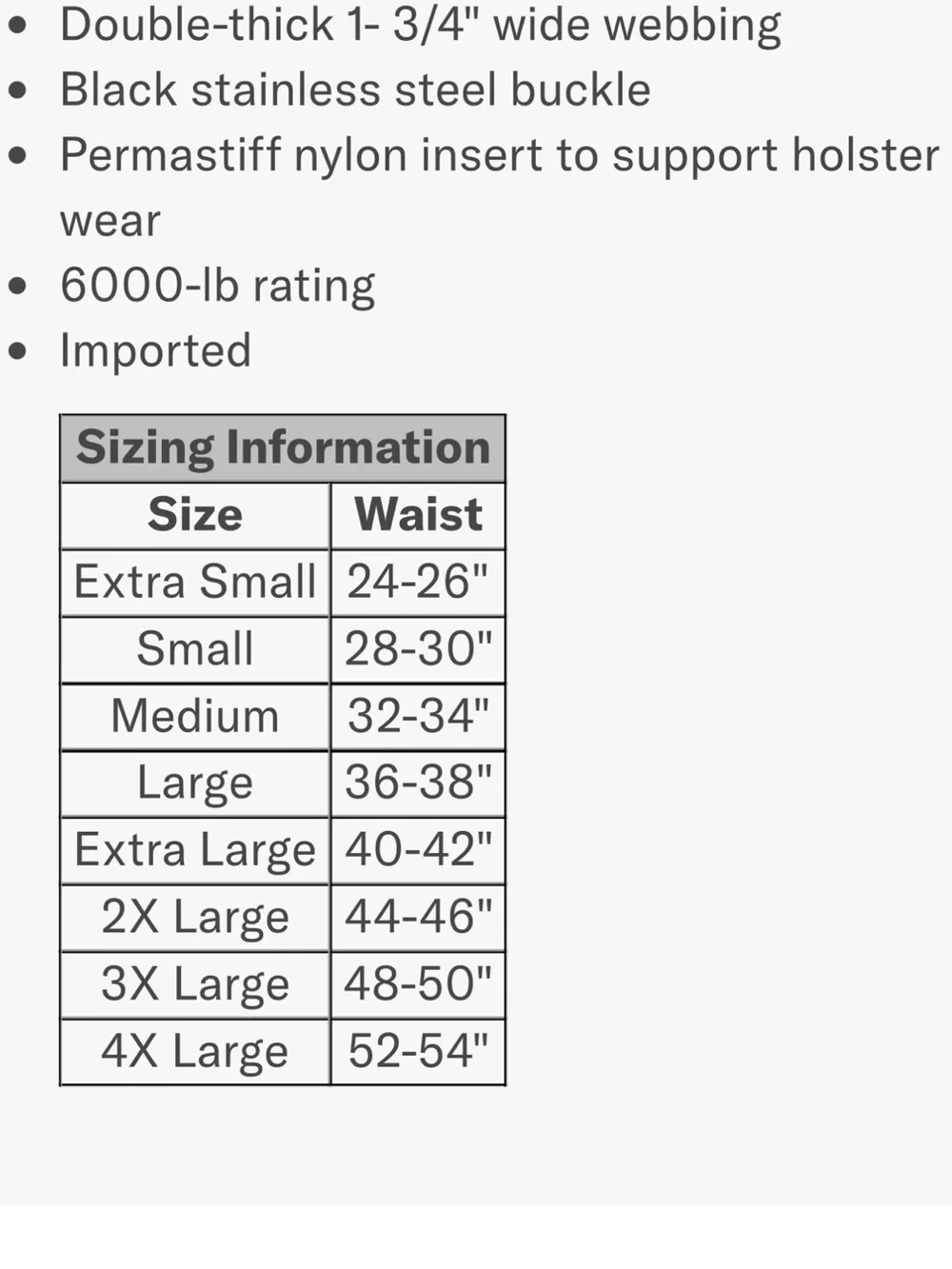 5.11 Tactical Operator Belt 1.75”, 51.5 length of entire belt